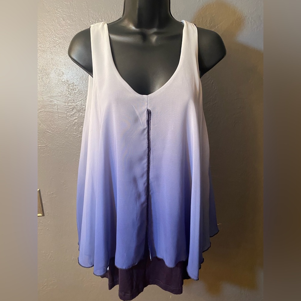 Lavish ombré tank blouse